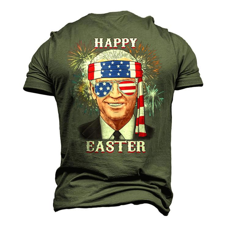 Happy Easter Confused Joe Biden 4Th Of July Men's 3D T-shirt Back Print