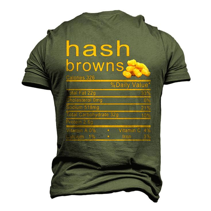 Hash Browns Men's 3D Print Graphic Crewneck Short Sleeve T-shirt