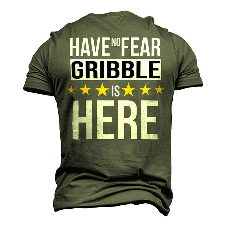 Have No Fear Gribble Is Here Name Men's 3D Print Graphic Crewneck Short Sleeve T-shirt