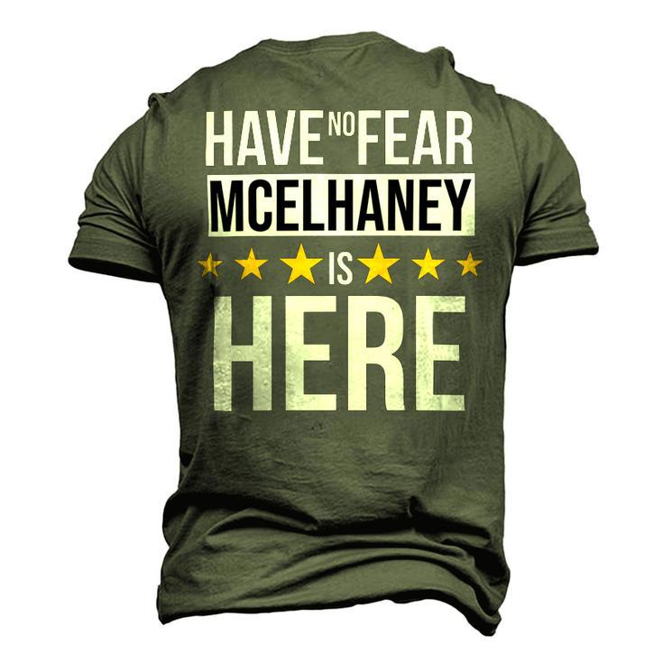 Have No Fear Mcelhaney Is Here Name Men's 3D Print Graphic Crewneck Short Sleeve T-shirt