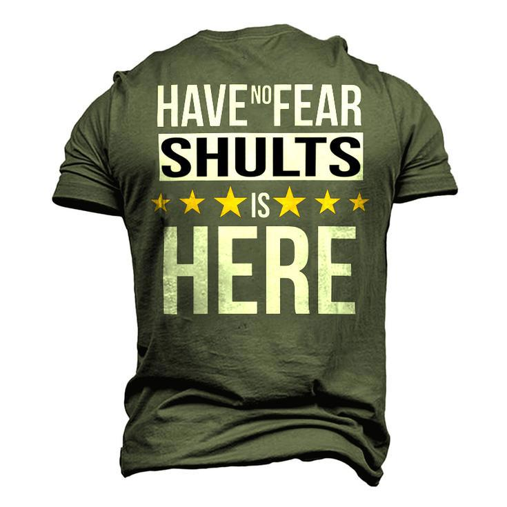 Have No Fear Shults Is Here Name Men's 3D Print Graphic Crewneck Short Sleeve T-shirt