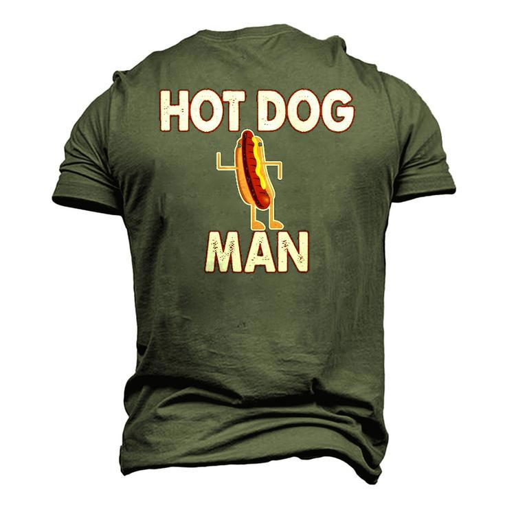 Hot Dog Hot Dog Man Tee Men's 3D T-Shirt Back Print