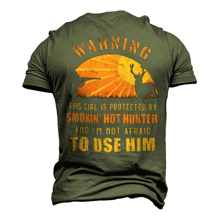Hunting This Girl Is Protected By A Hunter Men's 3D Print Graphic Crewneck Short Sleeve T-shirt