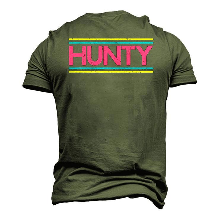 Hunty Drag Queen Vintage Retro Men's 3D T-Shirt Back Print