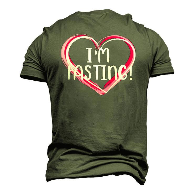 Intermittent Fasting Im Fasting Men's 3D T-Shirt Back Print