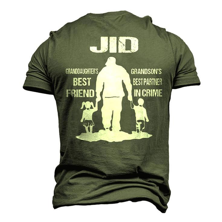 Jid Grandpa Jid Best Friend Best Partner In Crime Men's 3D T-shirt Back Print