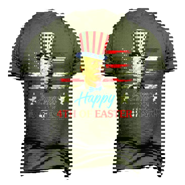 Joe Biden Happy 4Th Of Easter Confused 4Th Of July Men's 3D T-Shirt Back Print Joe Biden Happy 4Th Of Easter Confused 4Th Of July Men's 3D T-Shirt Back Print