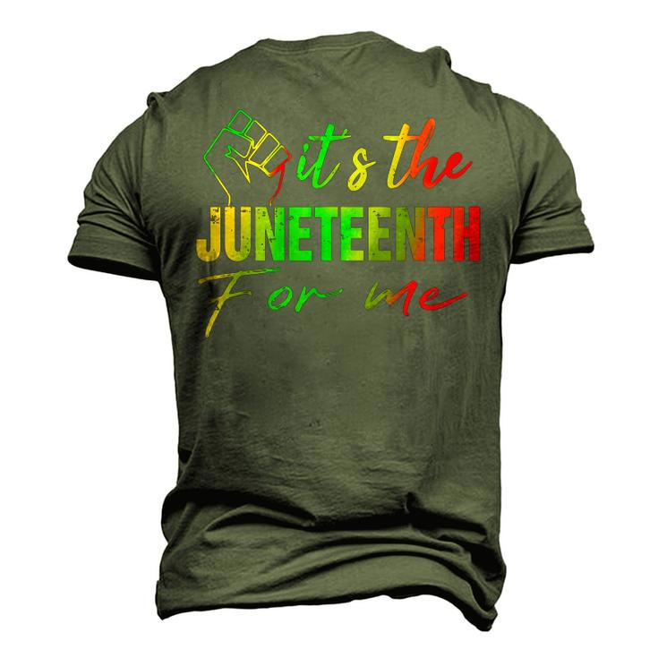 Junenth Its The Junenth For Me Junenth 1865 Men's 3D T-Shirt Back Print