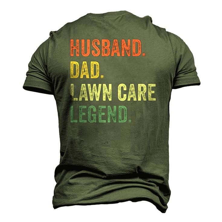Mens Lawn Mowing Lawn Care Stuff Vintage Retro Men's 3D T-Shirt Back Print