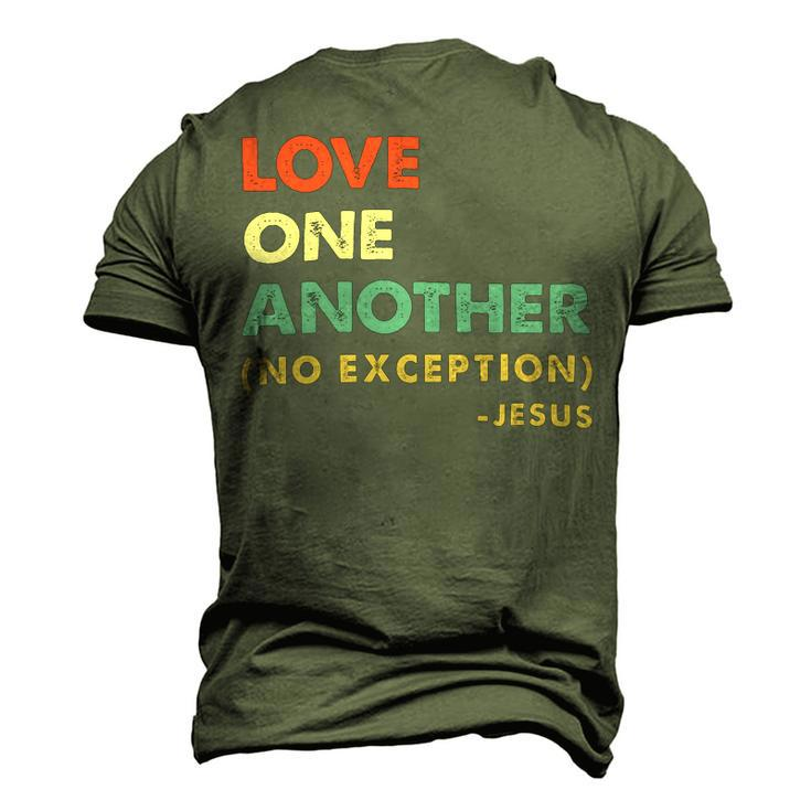 Love One Another No Exceptions Jesus Christ Christian Lover 260220B Men's 3D Print Graphic Crewneck Short Sleeve T-shirt