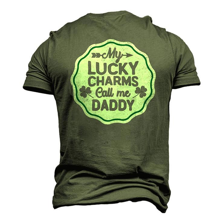My Lucky Charms Call Me Daddy St Patricks Day Men's 3D T-Shirt Back Print