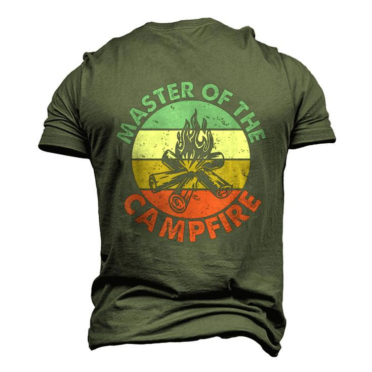 Master Of The Campfire Dad Camping Camping Dad Men's 3D Print Graphic Crewneck Short Sleeve T-shirt