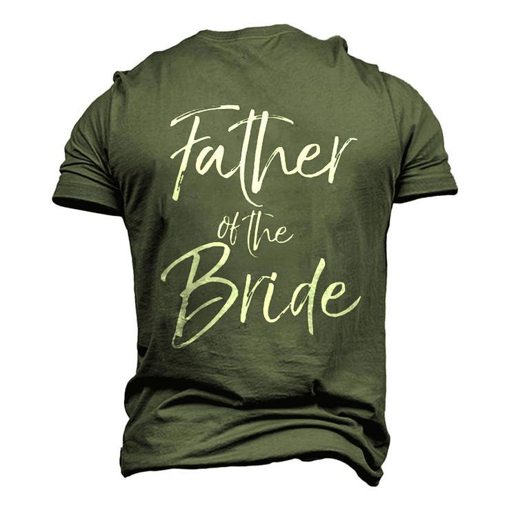 Matching Bridal Party For Family Father Of The Bride Men's 3D Print Graphic Crewneck Short Sleeve T-shirt