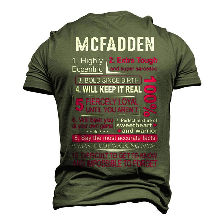 Mcfadden Name Mcfadden Men's 3D T-shirt Back Print