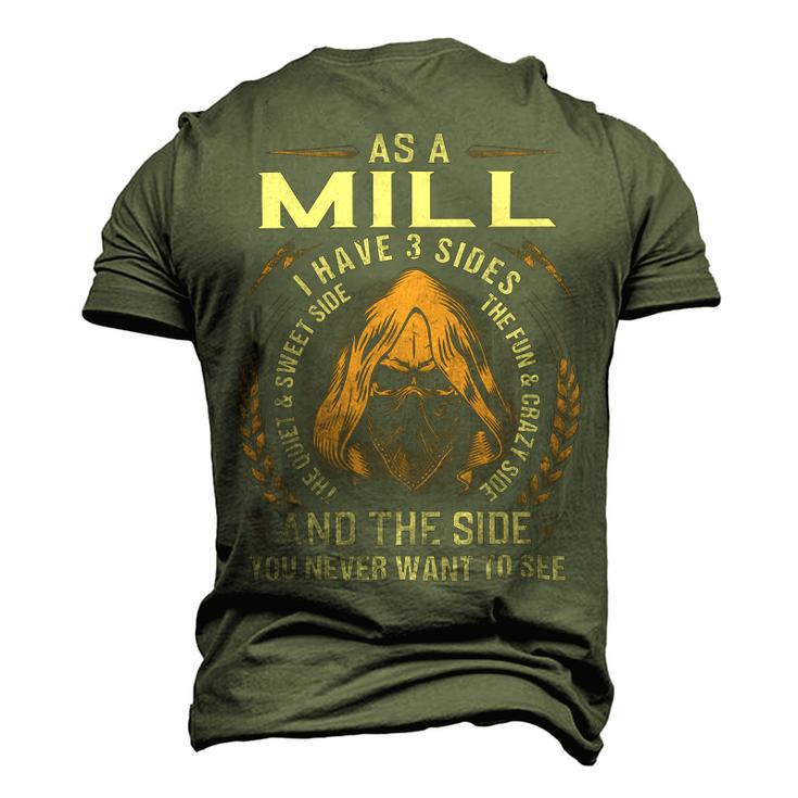 Mill Name Shirt Mill Family Name V3 Men's 3D Print Graphic Crewneck Short Sleeve T-shirt