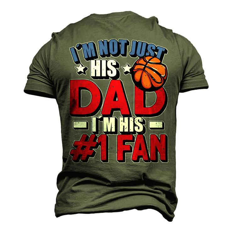 Im Not Just His Dad Father´S Day 4Th Of July Basketball Men's 3D T-shirt Back Print
