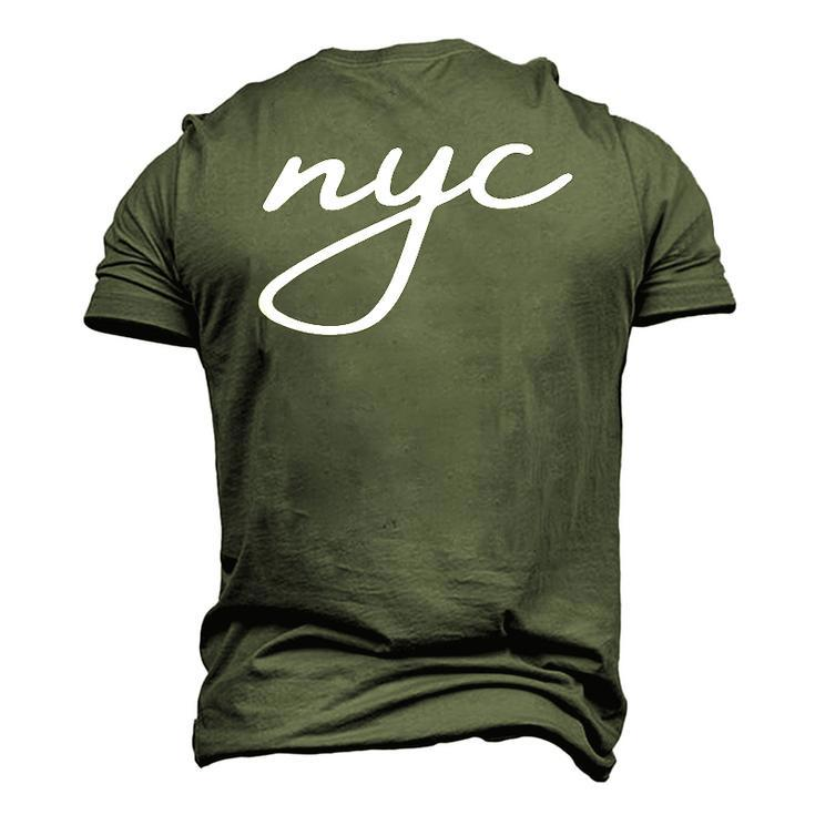 Nyc New York City The Greatest City In The World Men's 3D T-Shirt Back Print