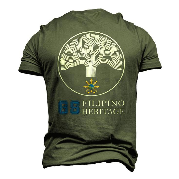 Oakland Filipino Pilipinas Basketball Heritage Men's 3D T-Shirt Back Print