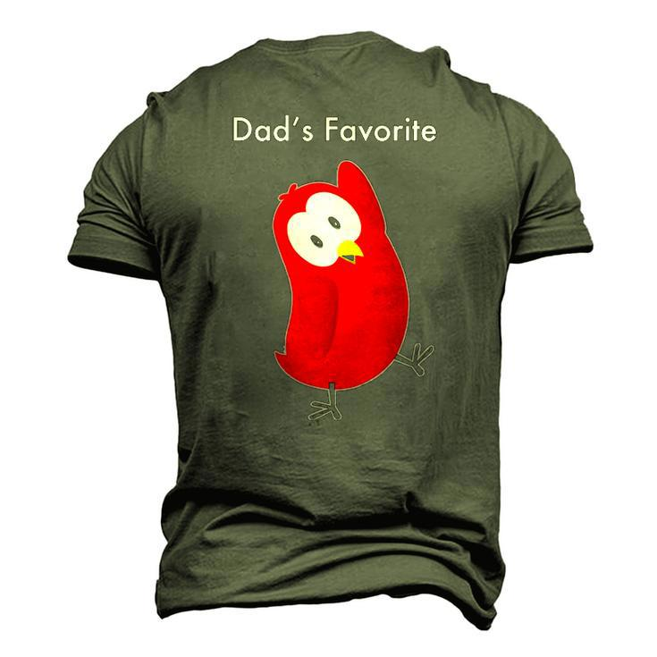 The Official Sammy Bird Dads Favorite Men's 3D T-Shirt Back Print