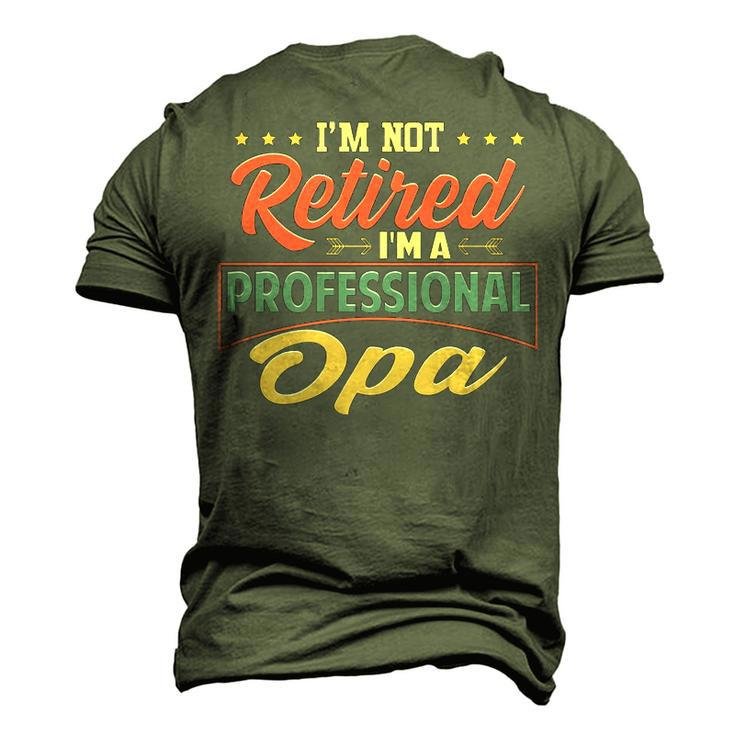 Opa Grandpa Im A Professional Opa Men's 3D T-shirt Back Print