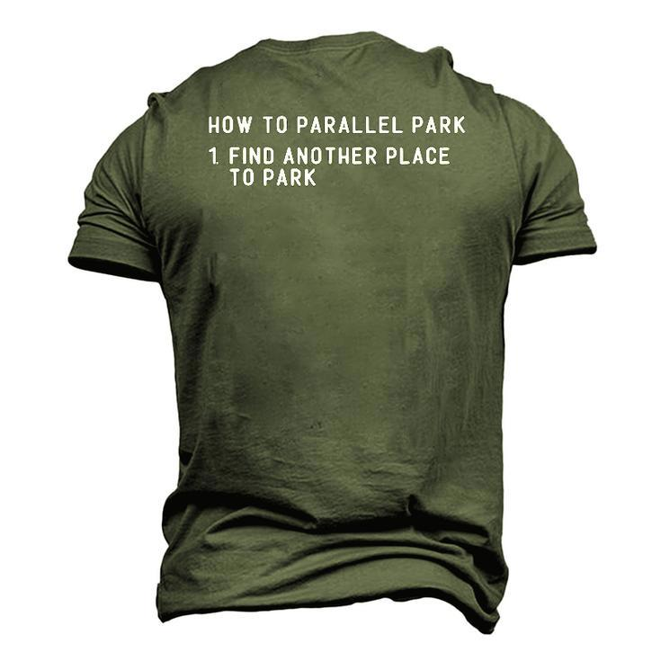 How To Parallel Park New Driver Parking Instructor Men's 3D T-Shirt Back Print