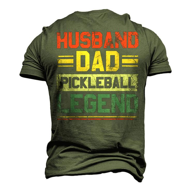 Pickleball Husband Dad Legend Men's 3D Print Graphic Crewneck Short Sleeve T-shirt
