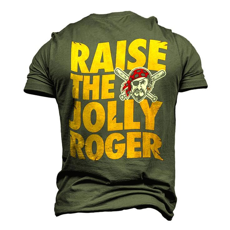 Pirates Raise The Jolly Roger Men's 3D Print Graphic Crewneck Short Sleeve T-shirt