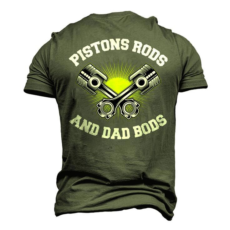 Mens Pistons Rods And Dad Bods V2 Men's 3D T-shirt Back Print