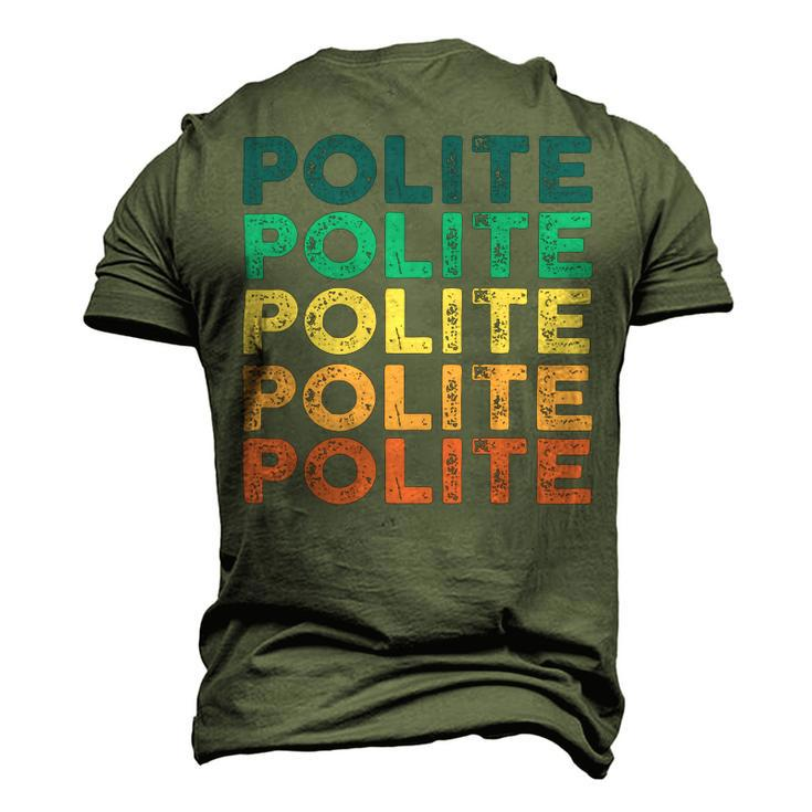 Polite Name Shirt Polite Family Name Men's 3D Print Graphic Crewneck Short Sleeve T-shirt
