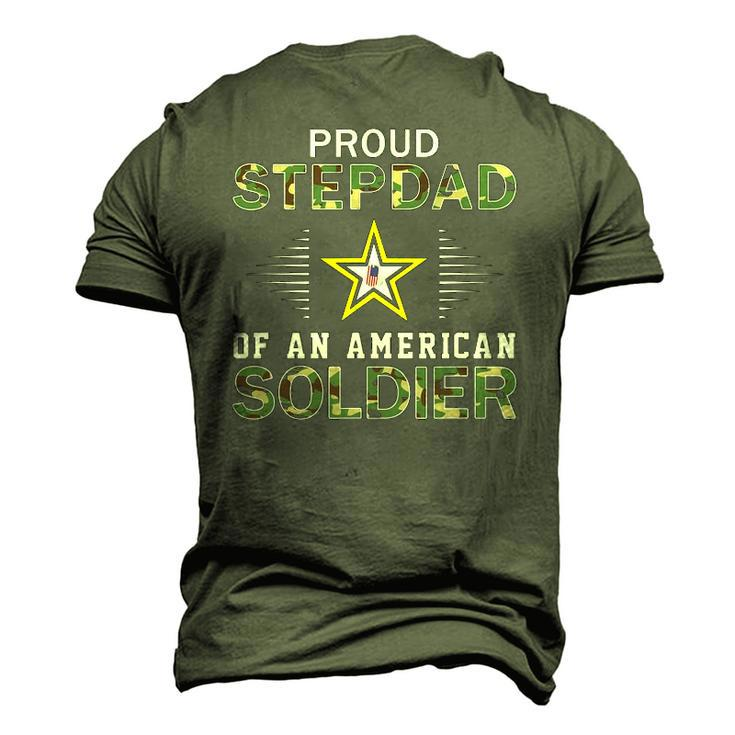 Proud Army Stepdad Of A Soldier-Proud Army Stepdad Army Men's 3D T-Shirt Back Print