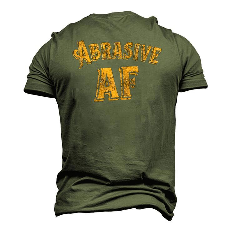 Retro Abrasive Af Men's 3D T-Shirt Back Print