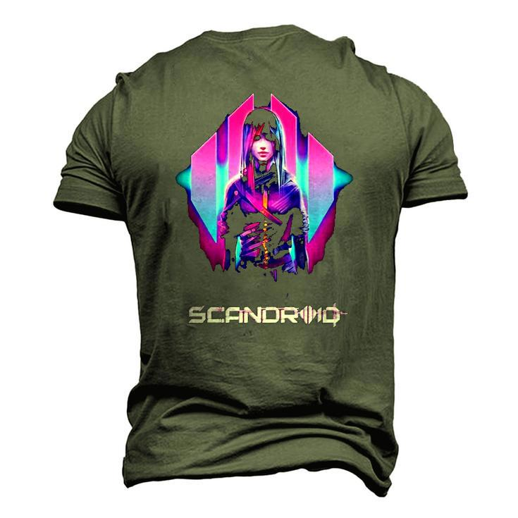 Scandroid Aphelion Music Lover Men's 3D T-Shirt Back Print