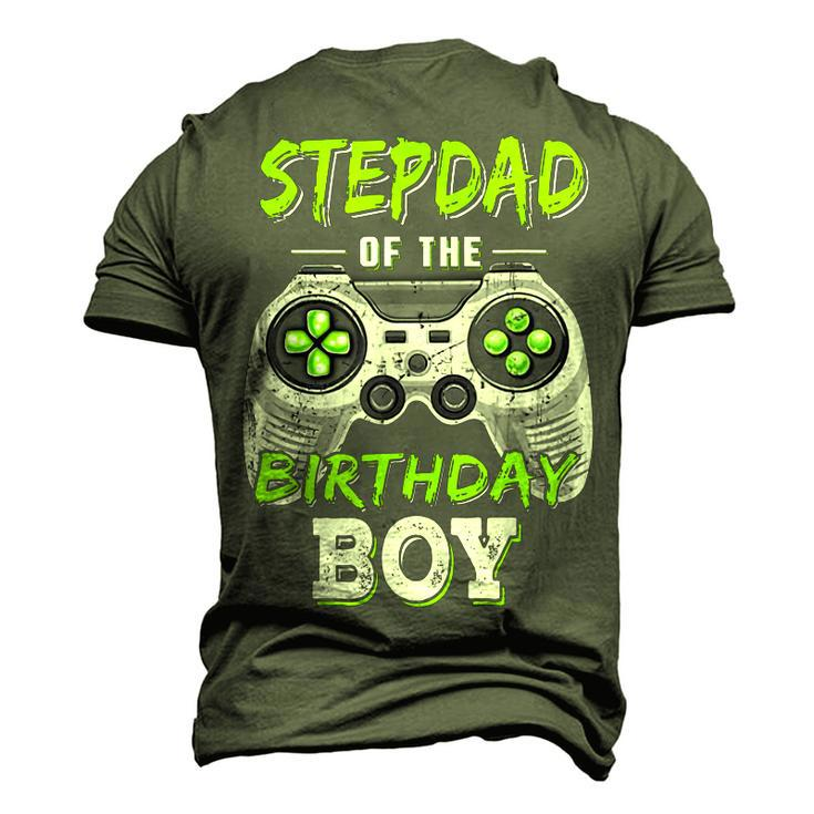 Stepdad Of The Birthday Boy Game Men's 3D T-shirt Back Print