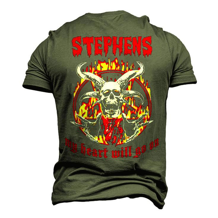 Stephens Name Stephens Name Halloween Men's 3D T-shirt Back Print
