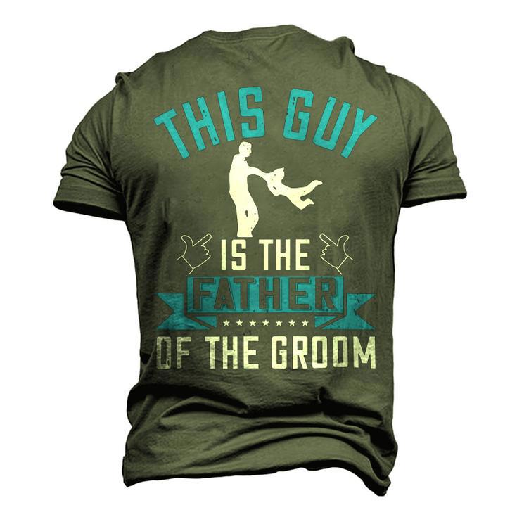 This Guy Is The Father Of The Groom Men's 3D Print Graphic Crewneck Short Sleeve T-shirt