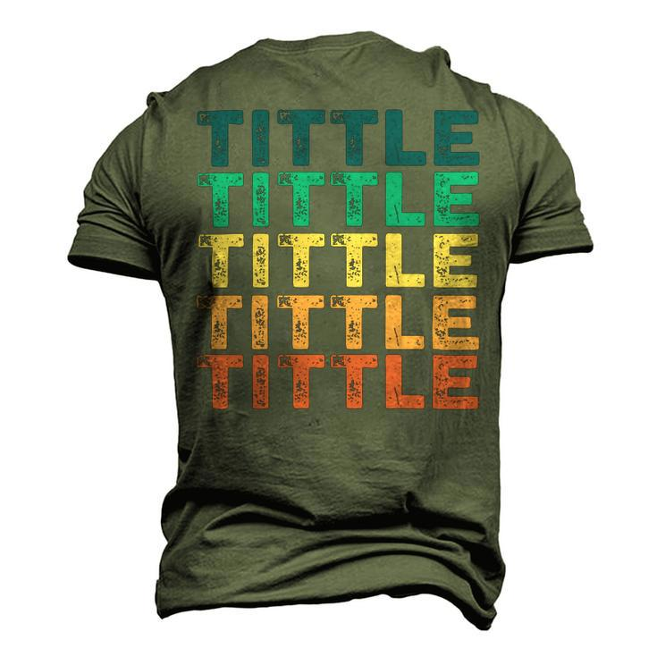 Tittle Name Shirt Tittle Family Name V2 Men's 3D Print Graphic Crewneck Short Sleeve T-shirt
