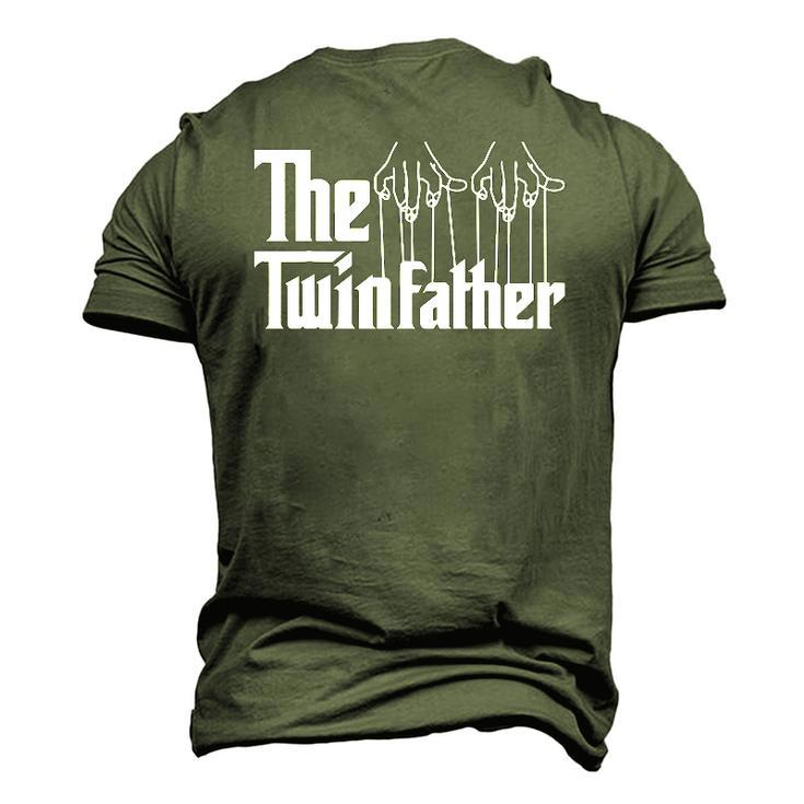 The Twinfather Father Of Twins Twin Daddy Parent Men's 3D T-Shirt Back Print