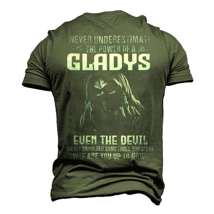 Never Underestimate The Power Of An Gladys Even The Devil V8 Men's 3D T-shirt Back Print