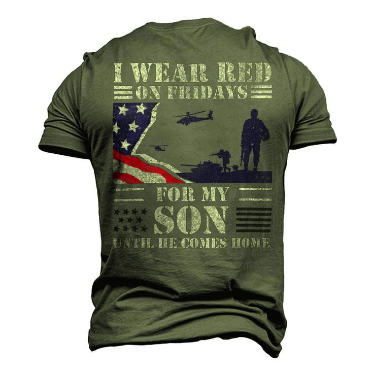 Veteran Red Fridays For Veteran Military Son Remember Everyone Deployed 98 Navy Soldier Army Military Men's 3D Print Graphic Crewneck Short Sleeve T-shirt