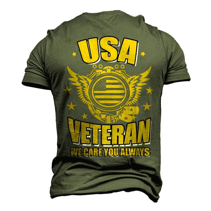 Veteran Veterans Day Usa Veteran We Care You Always 637 Navy Soldier Army Military Men's 3D Print Graphic Crewneck Short Sleeve T-shirt