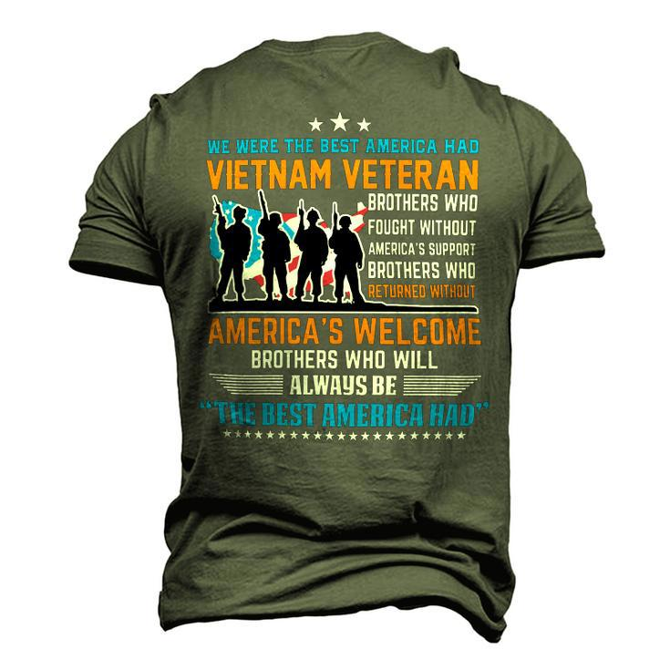 Veteran Veterans Day Vietnam Veteran Best America Had Proud Military Veteran 63 Navy Soldier Army Military Men's 3D Print Graphic Crewneck Short Sleeve T-shirt