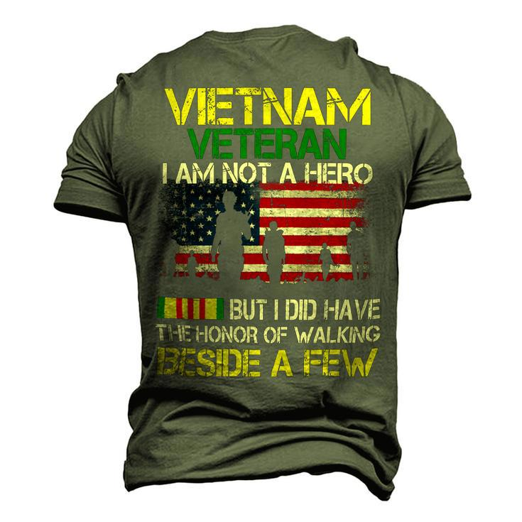 Veteran Veterans Day Vietnam Veteran I Am Not A Hero But I Did Have The Honor 65 Navy Soldier Army Military Men's 3D Print Graphic Crewneck Short Sleeve T-shirt