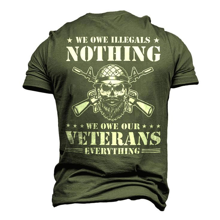 Veteran Veterans Day We Owe Our Veterans Everthing 112 Navy Soldier Army Military Men's 3D Print Graphic Crewneck Short Sleeve T-shirt