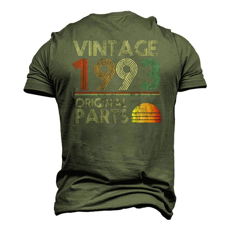 Vintage Original Parts Birthday 1993 29Th Retro Style Men's 3D T-Shirt Back Print