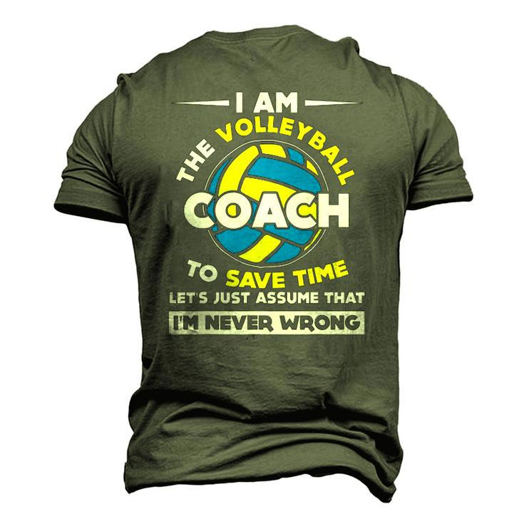 I Am The Volleyball Coach Sports Men's 3D T-Shirt Back Print