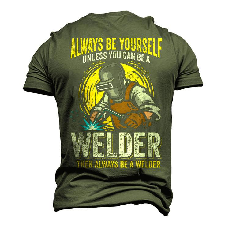 Welder Clothes For Men Welding V2 Men's 3D T-shirt Back Print