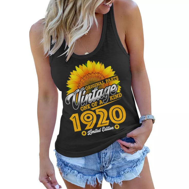1920 Birthday Woman Gift   1920 One Of A Kind Limited Edition Women Flowy Tank