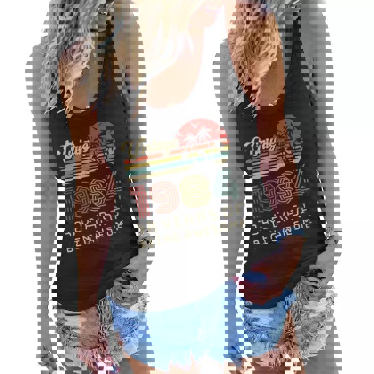 38 Years Old Birthday Vintage 1984 38Th Birthday Women Flowy Tank