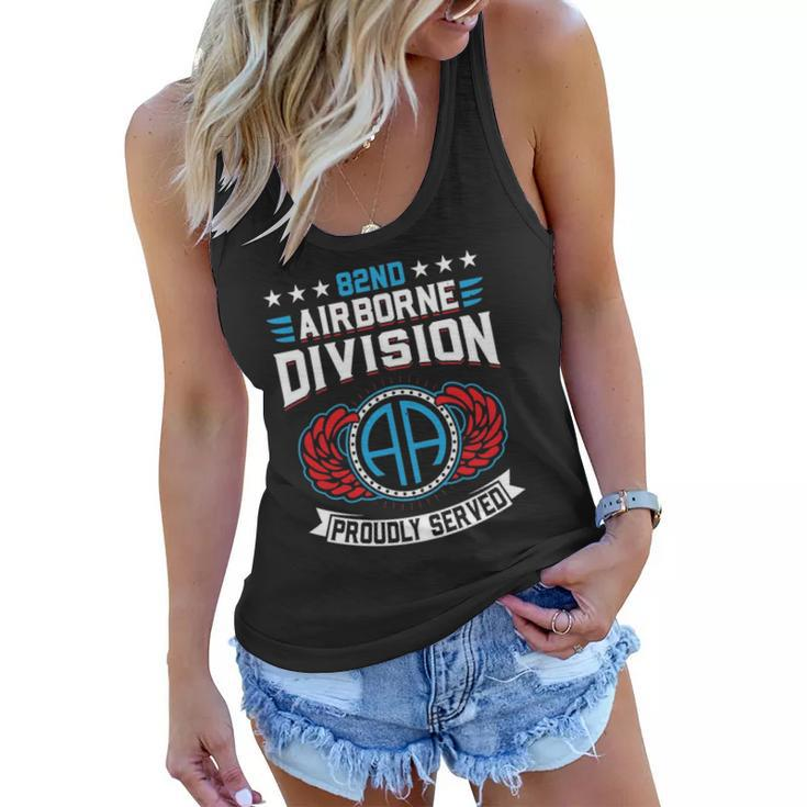 82Nd Airborne Division Proudly Served 21399 United States Army Women Flowy Tank