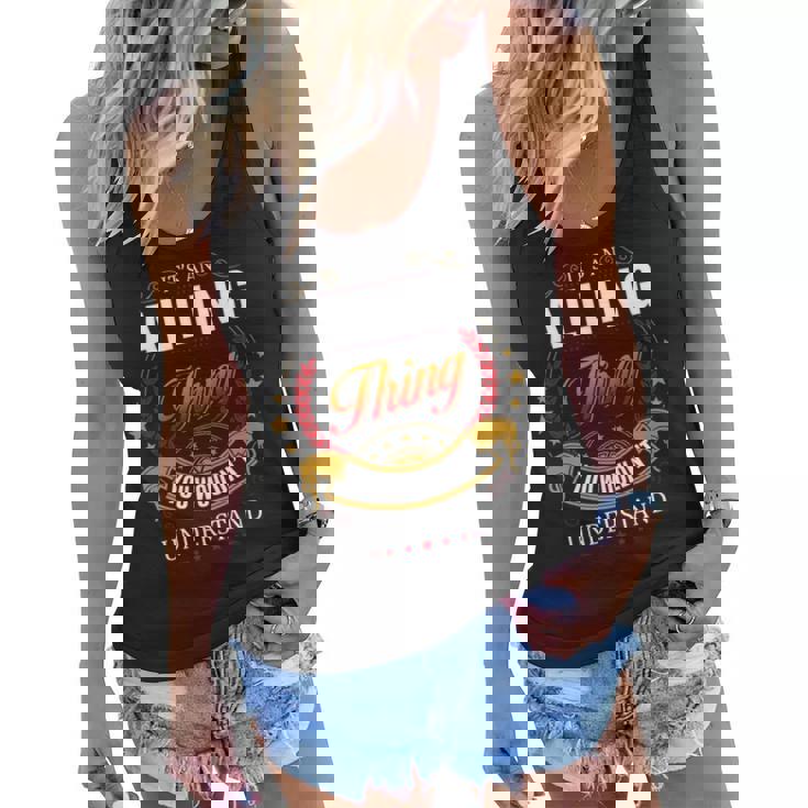 Alling Shirt Family Crest Alling T Shirt Alling Clothing Alling Tshirt Alling Tshirt Gifts For The Alling  Women Flowy Tank